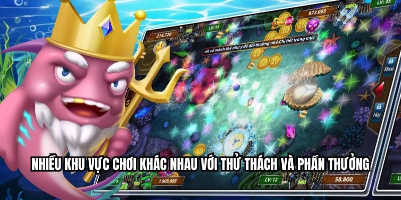 चुनौतियों और पुरस्कारों के साथ विभिन्न खेल क्षेत्र